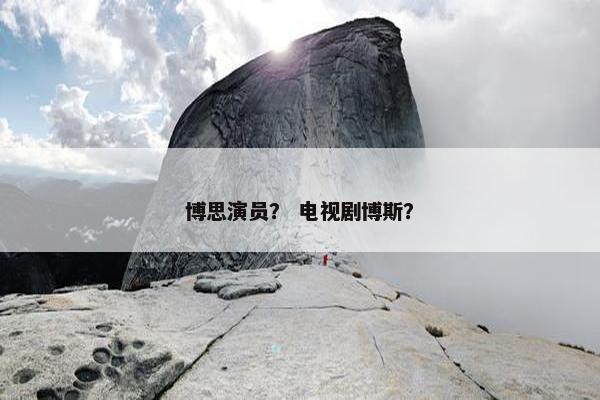 博思演员？ 电视剧博斯？