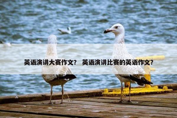英语演讲大赛作文？ 英语演讲比赛的英语作文？