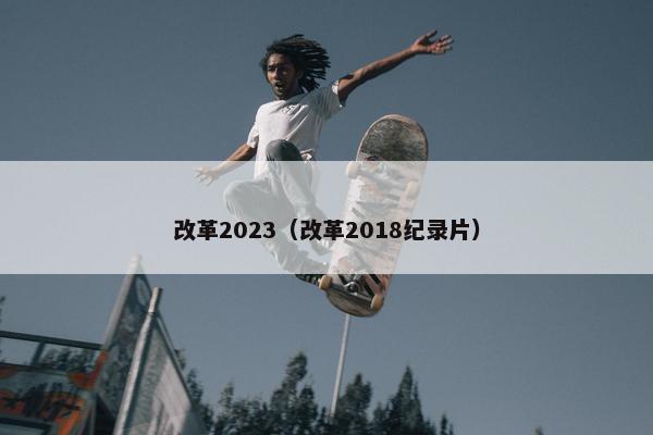 改革2023（改革2018纪录片）