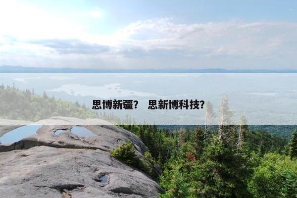 思博新疆？ 思新博科技？