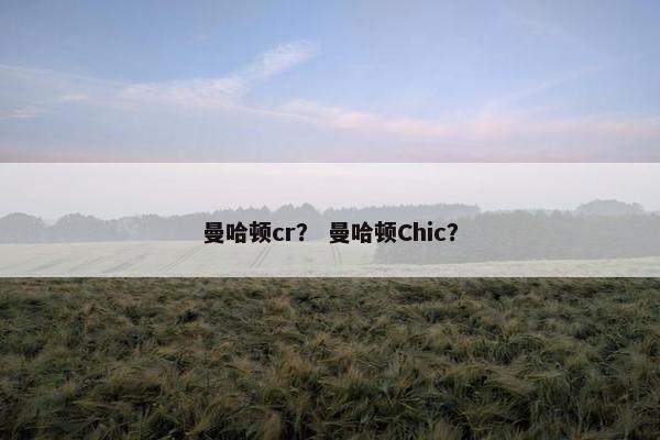 曼哈顿cr？ 曼哈顿Chic？