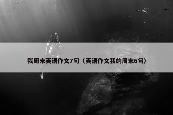 我周末英语作文7句（英语作文我的周末6句）