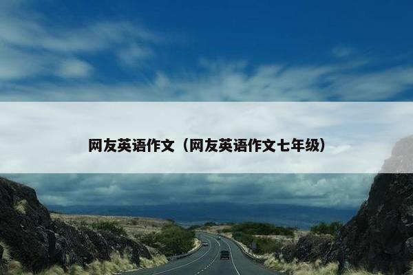 网友英语作文（网友英语作文七年级）