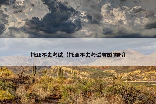 托业不去考试（托业不去考试有影响吗）
