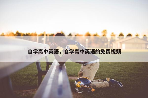 自学高中英语，自学高中英语的免费视频