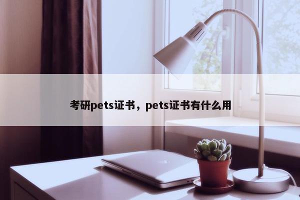 考研pets证书，pets证书有什么用