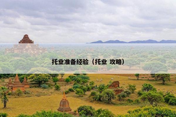 托业准备经验（托业 攻略）