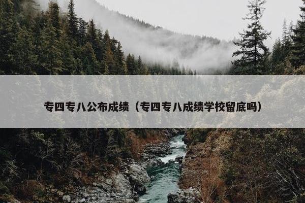 专四专八公布成绩（专四专八成绩学校留底吗）