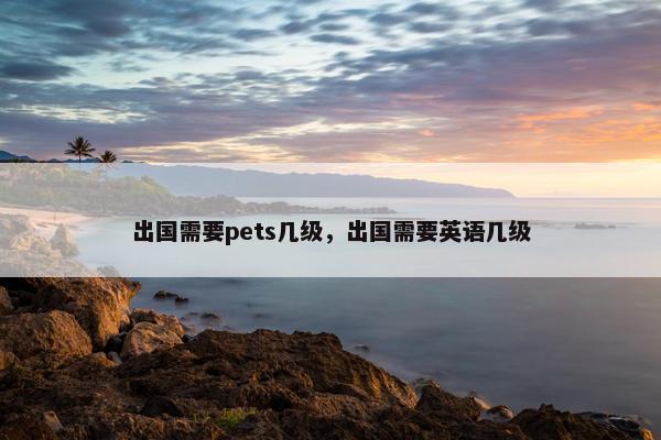 出国需要pets几级，出国需要英语几级