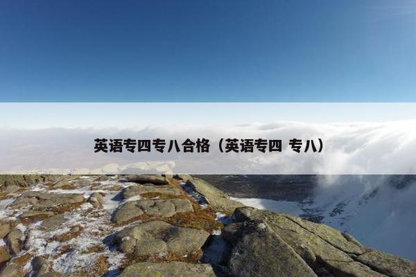 英语专四专八合格（英语专四 专八）