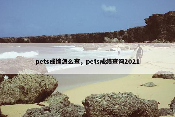 pets成绩怎么查，pets成绩查询2021