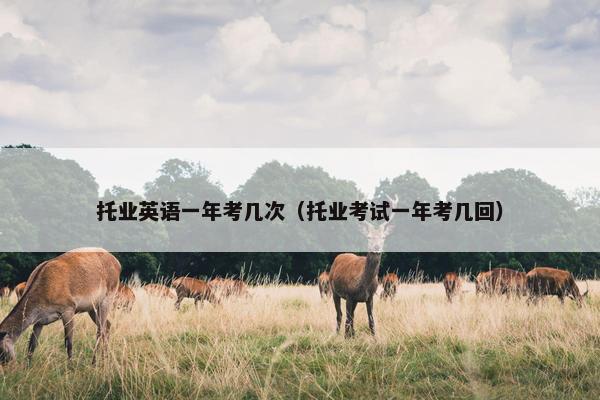 托业英语一年考几次（托业考试一年考几回）