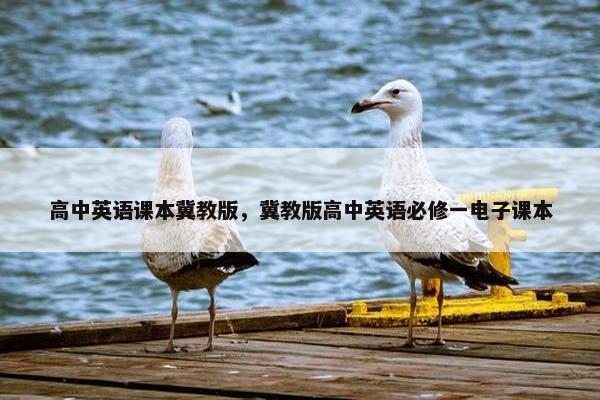 高中英语课本冀教版，冀教版高中英语必修一电子课本