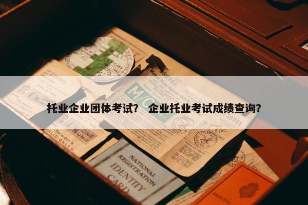 托业企业团体考试？ 企业托业考试成绩查询？