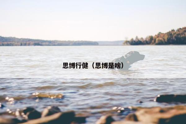 思博行健（思博是啥）