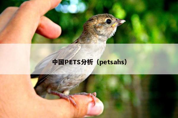 中国PETS分析（petsahs）