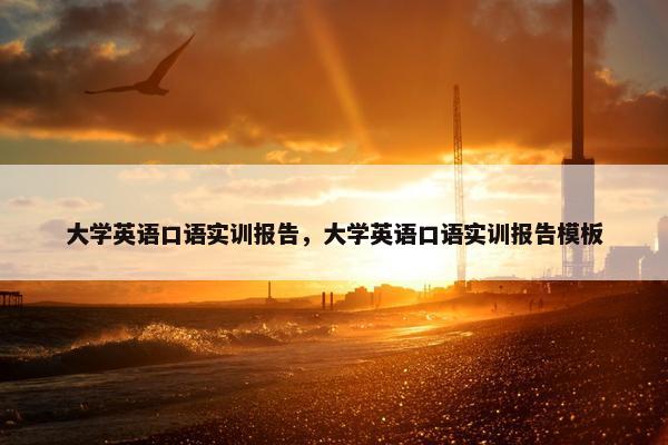 大学英语口语实训报告，大学英语口语实训报告模板