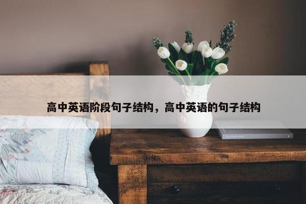 高中英语阶段句子结构，高中英语的句子结构