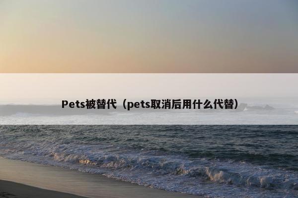 Pets被替代（pets取消后用什么代替）