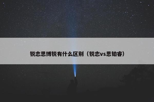 锐志思博锐有什么区别（锐志vs思铂睿）