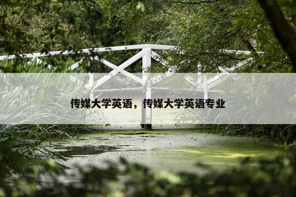 传媒大学英语，传媒大学英语专业