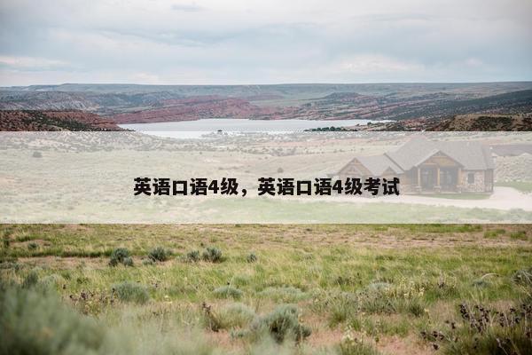 英语口语4级，英语口语4级考试