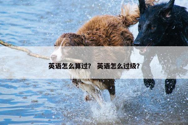 英语怎么算过？ 英语怎么过级？