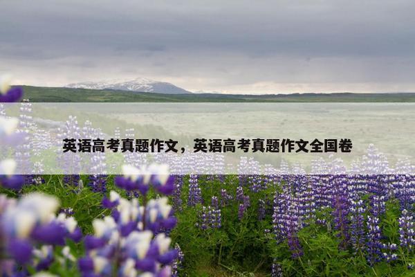 英语高考真题作文，英语高考真题作文全国卷