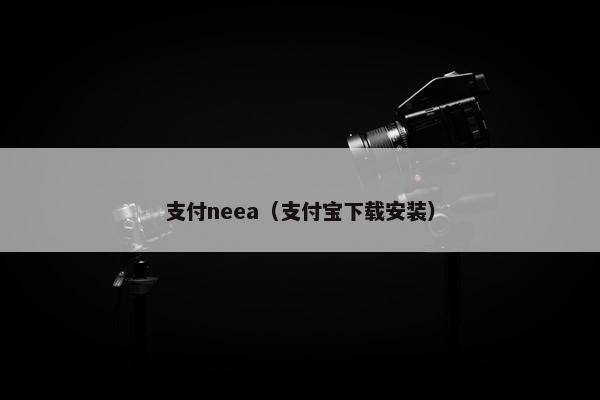 支付neea（支付宝下载安装）