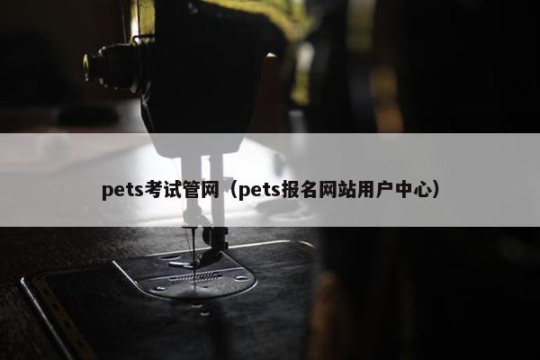 pets考试管网（pets报名网站用户中心）