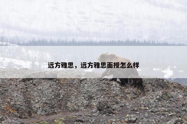 远方雅思，远方雅思面授怎么样
