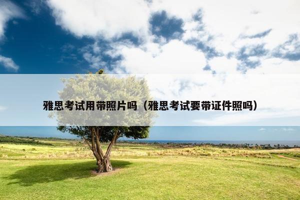 雅思考试用带照片吗（雅思考试要带证件照吗）