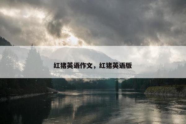 红猪英语作文，红猪英语版
