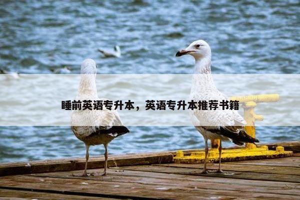 睡前英语专升本，英语专升本推荐书籍