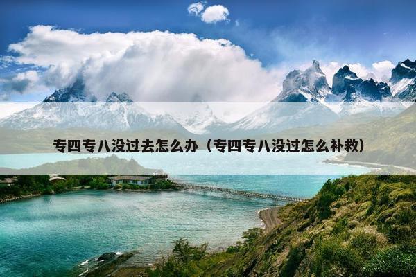 专四专八没过去怎么办（专四专八没过怎么补救）