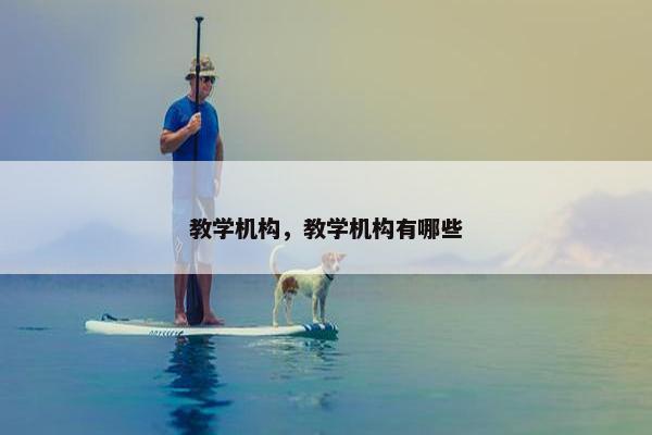 教学机构，教学机构有哪些