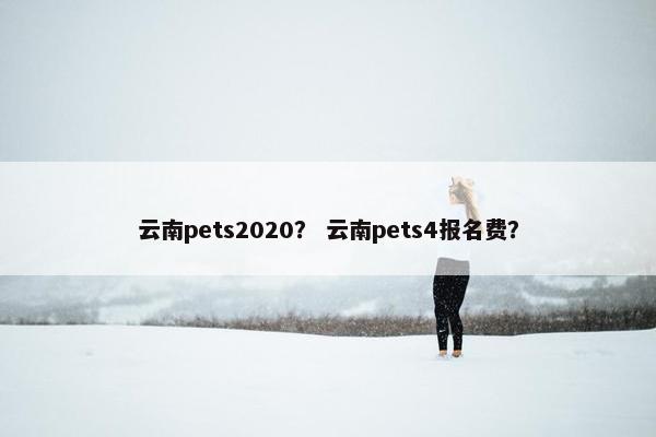 云南pets2020？ 云南pets4报名费？
