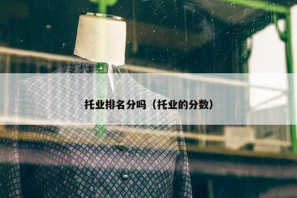 托业排名分吗（托业的分数）
