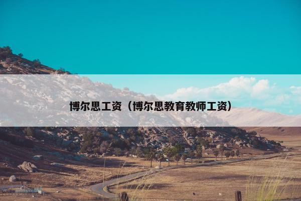 博尔思工资（博尔思教育教师工资）