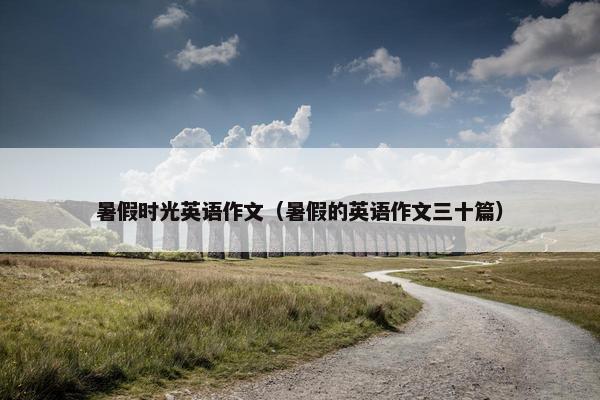 暑假时光英语作文（暑假的英语作文三十篇）