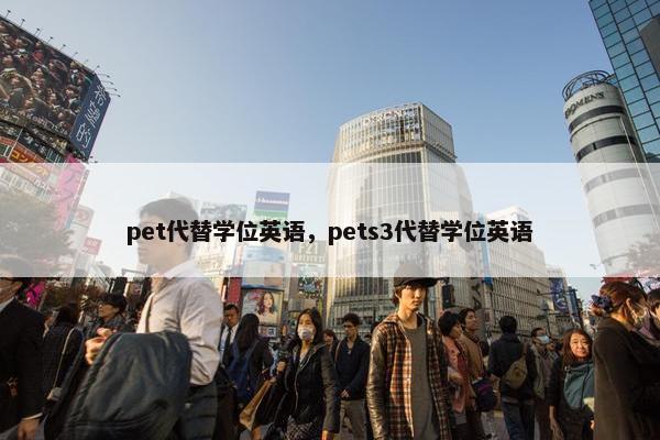 pet代替学位英语，pets3代替学位英语