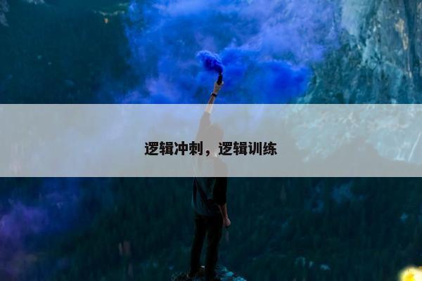 逻辑冲刺，逻辑训练