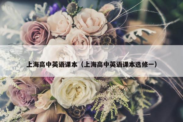 上海高中英语课本（上海高中英语课本选修一）