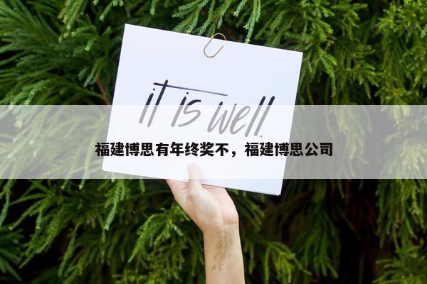 福建博思有年终奖不，福建博思公司