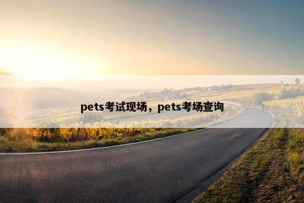 pets考试现场，pets考场查询