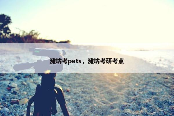 潍坊考pets，潍坊考研考点