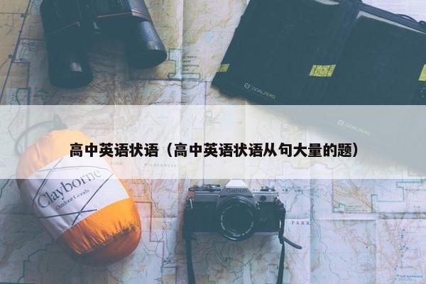 高中英语状语（高中英语状语从句大量的题）